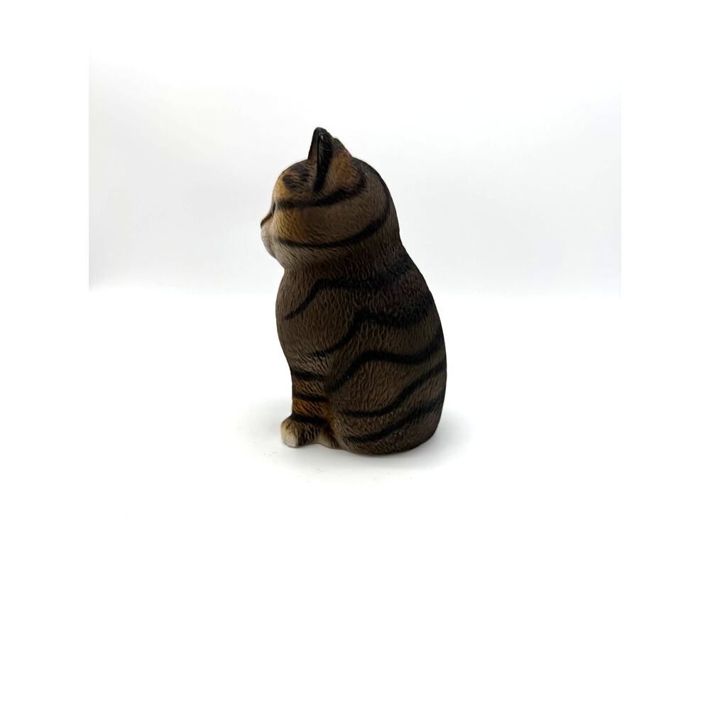 Vtg Dept 56 Ceramic 5" Tabby Kitty Cat Collectible Figurine Porcelain Pottery - Picture 2 of 7